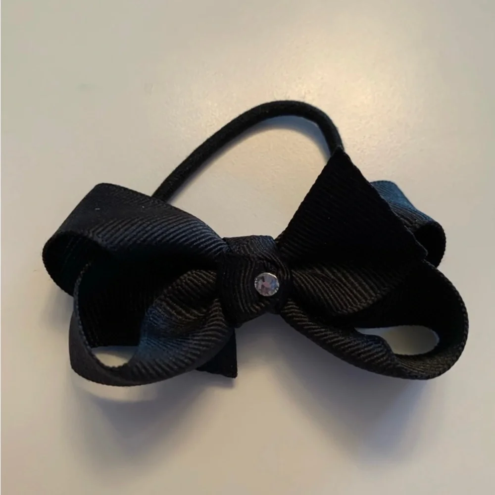 10 girls hair accessories bows, headbands scrunchies ponytail holders